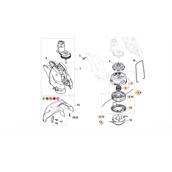 STIHL   Głowica kosząca AutoCut C 3-2 4009 710 2100